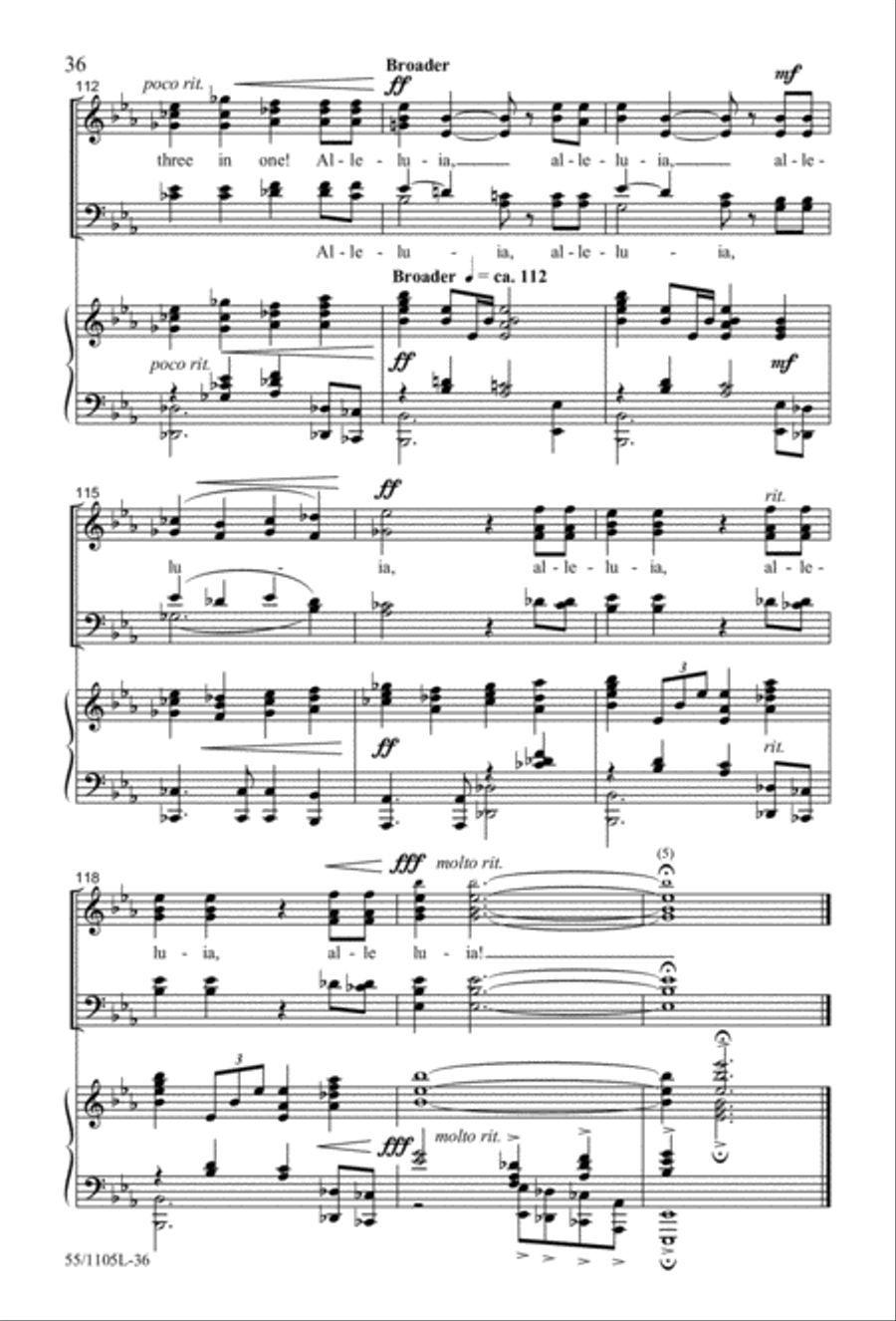 Palms, Passion and Alleluias (Digital Download) 4-Part scores gallery preview page 36