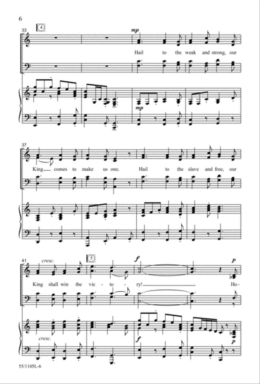 Palms, Passion and Alleluias (Digital Download) 4-Part scores gallery preview page 6