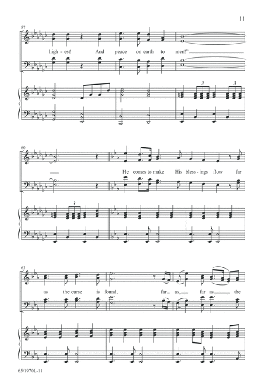 A Great and Mighty Wonder (Digital Download) 4-Part scores gallery preview page 11