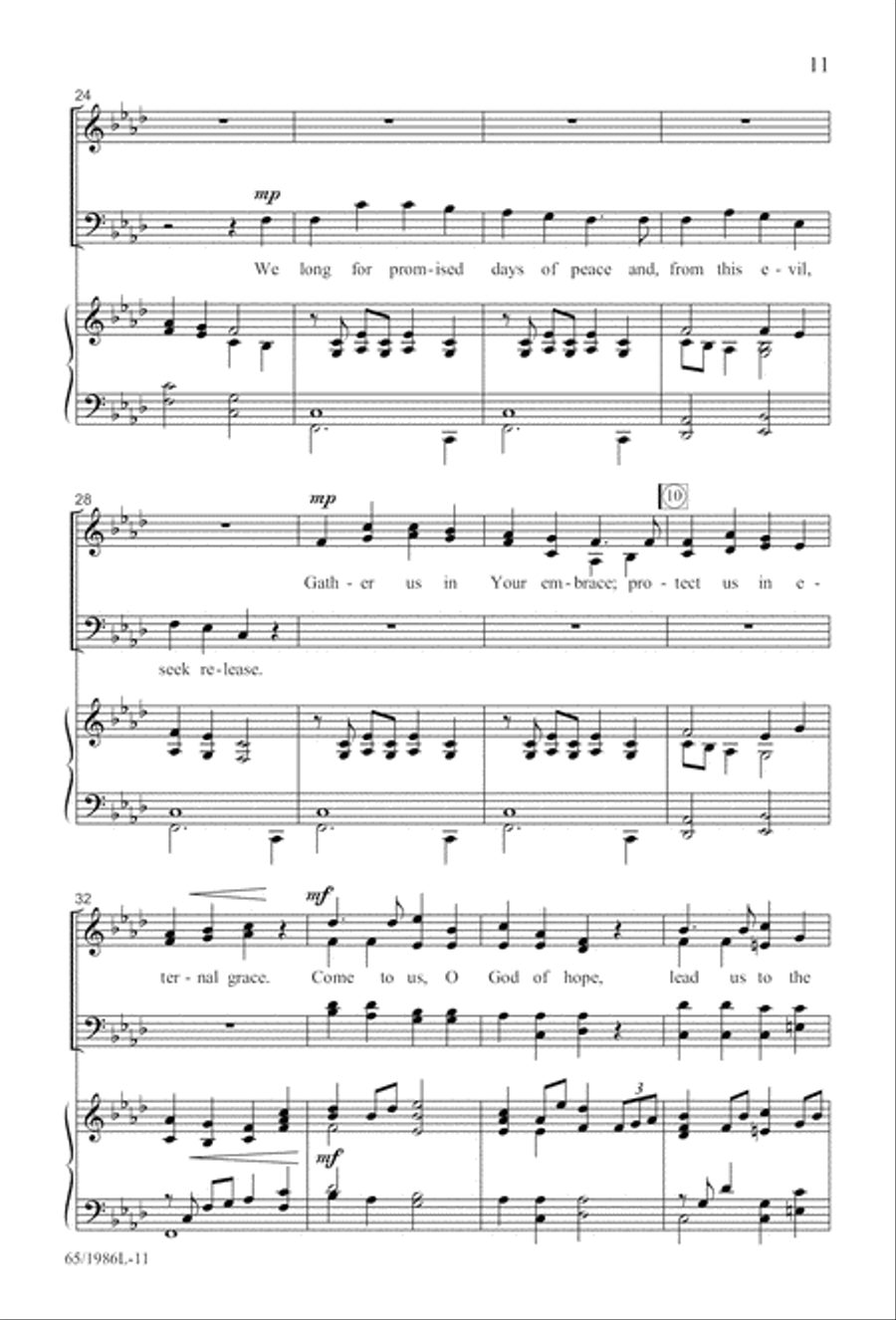 Holy Night of Miracles (Digital Download) 4-Part scores gallery preview page 11