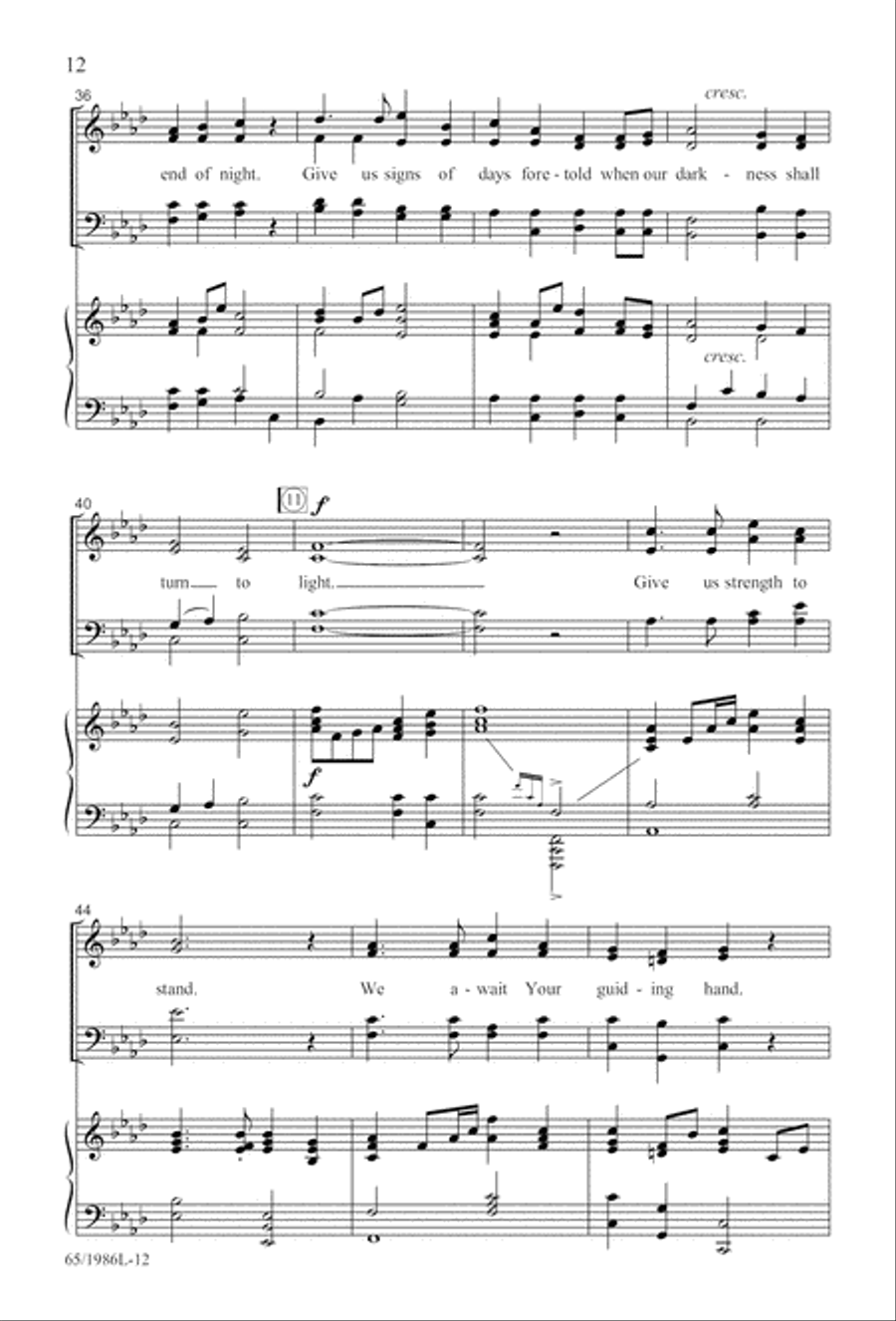 Holy Night of Miracles (Digital Download) 4-Part scores gallery preview page 12