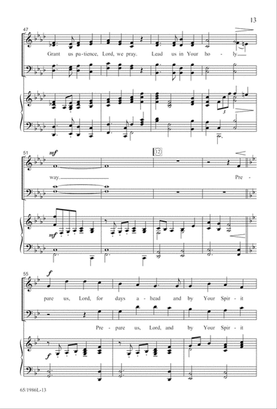 Holy Night of Miracles (Digital Download) 4-Part scores gallery preview page 13