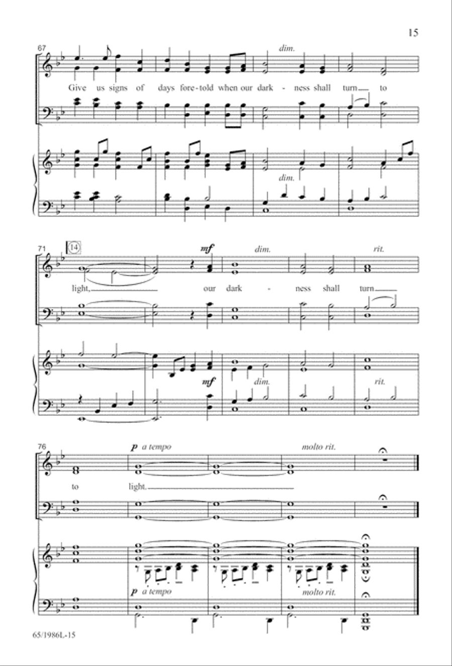 Holy Night of Miracles (Digital Download) 4-Part scores gallery preview page 15