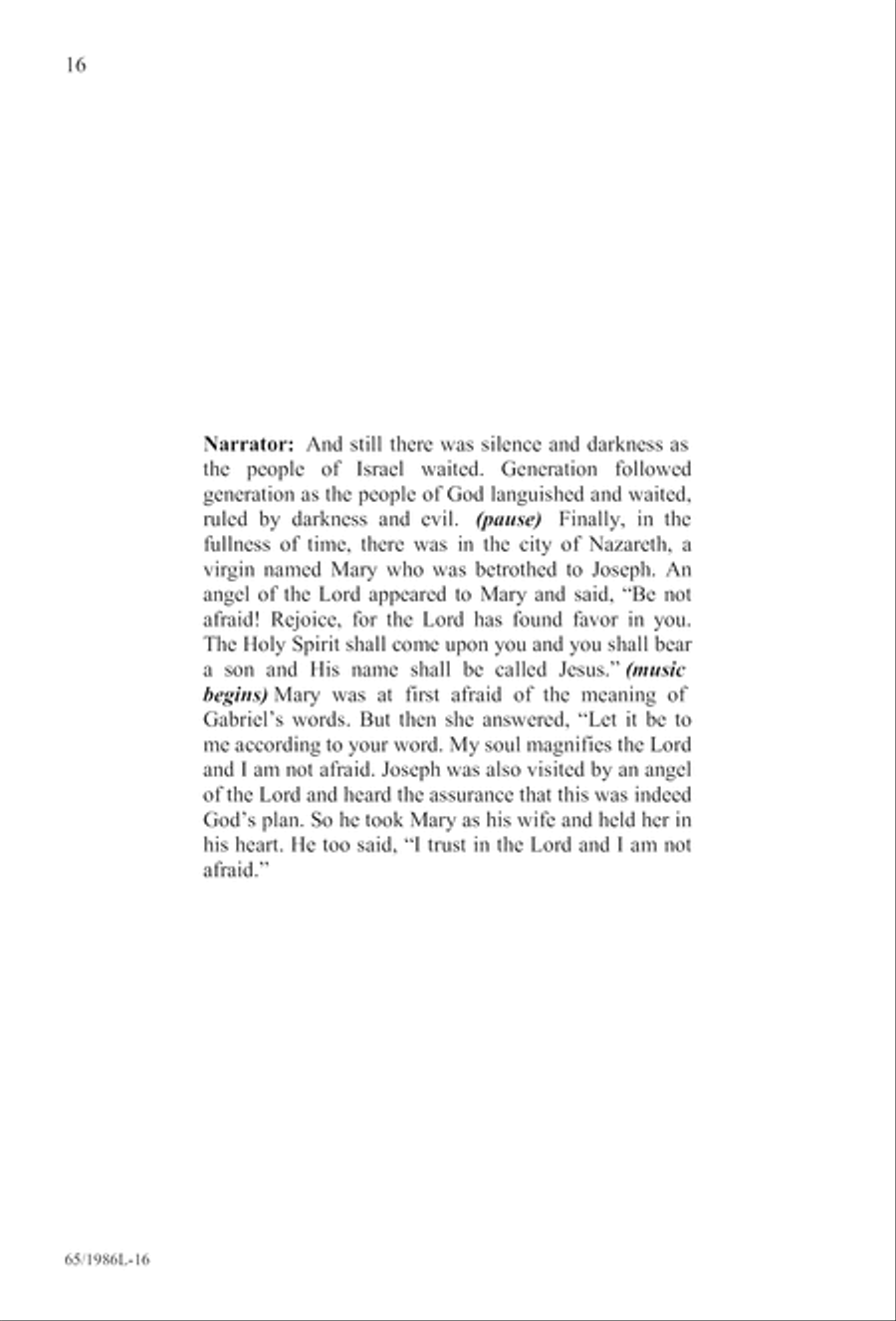 Holy Night of Miracles (Digital Download) 4-Part scores gallery preview page 16
