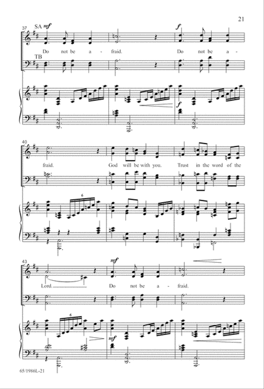 Holy Night of Miracles (Digital Download) 4-Part scores gallery preview page 21