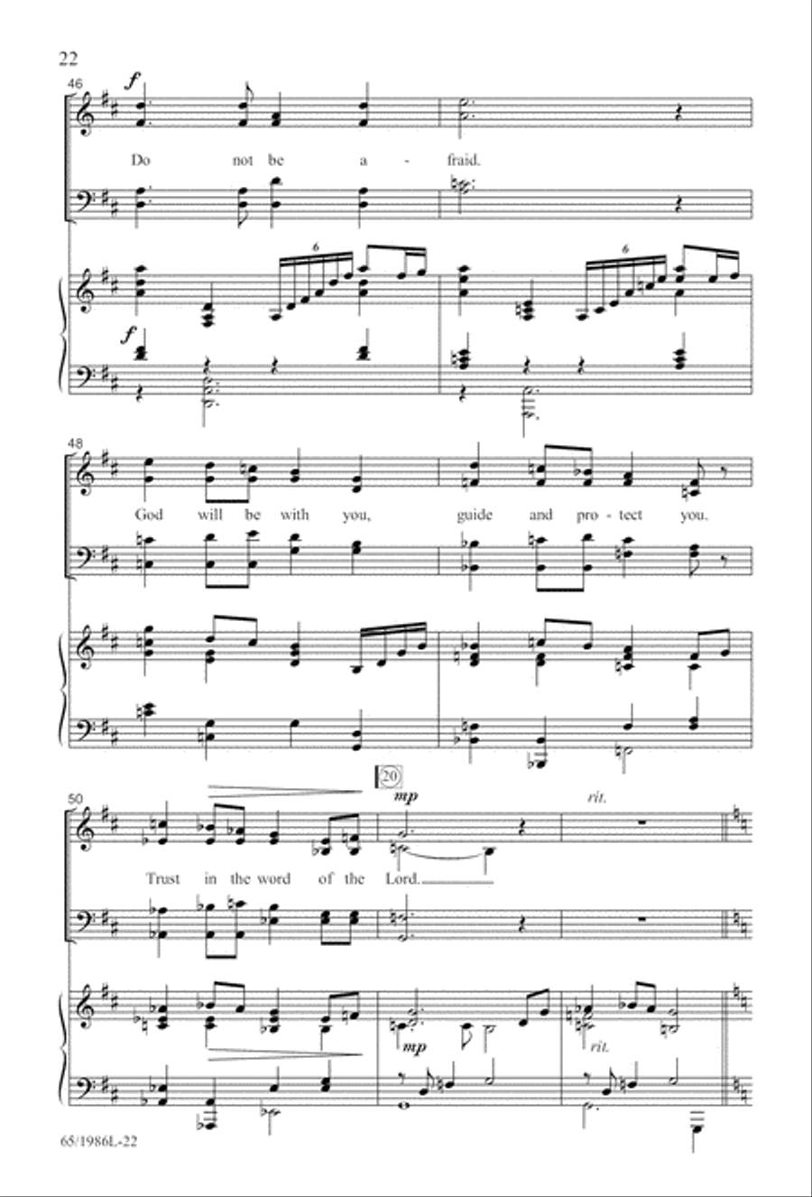 Holy Night of Miracles (Digital Download) 4-Part scores gallery preview page 22