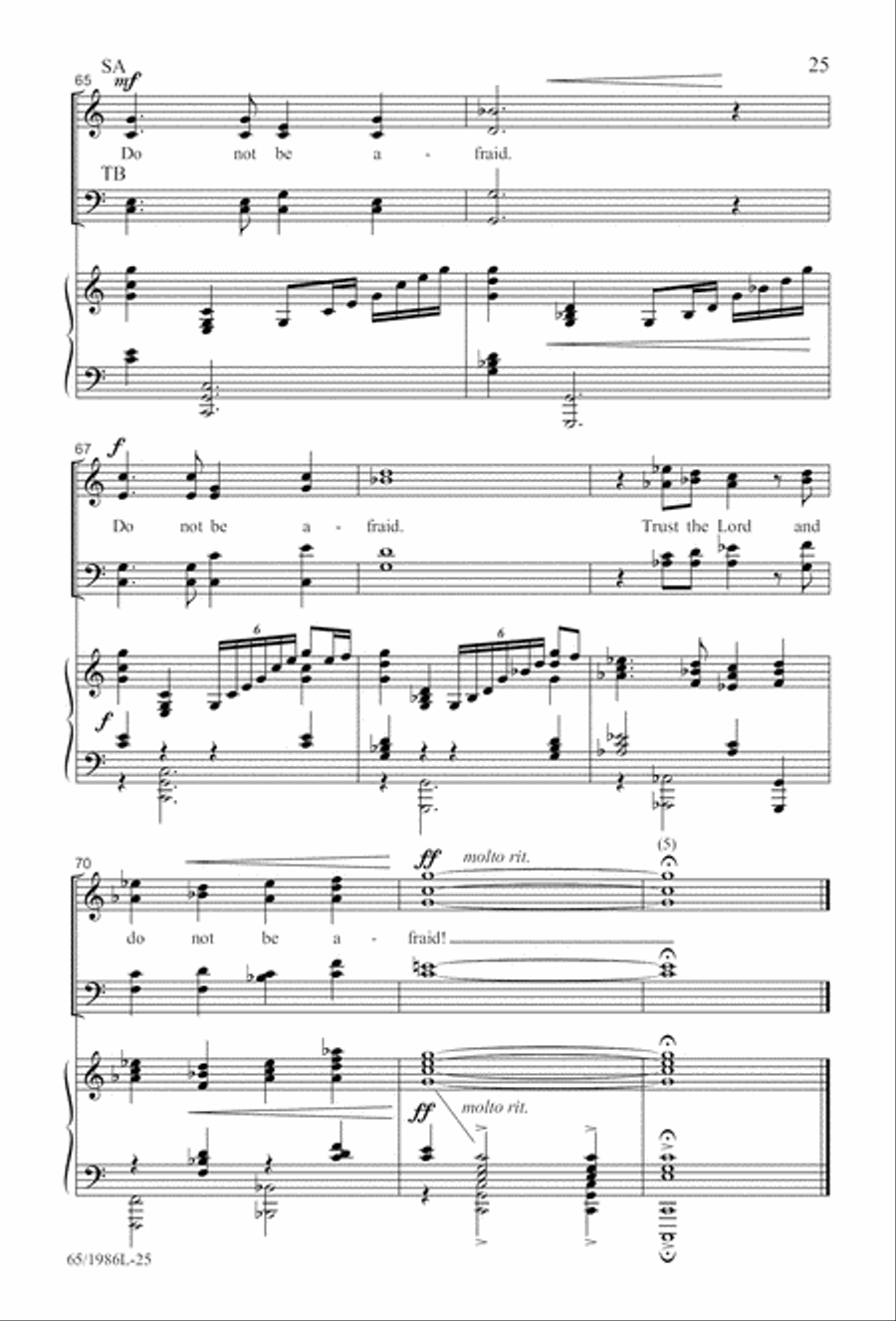 Holy Night of Miracles (Digital Download) 4-Part scores gallery preview page 25