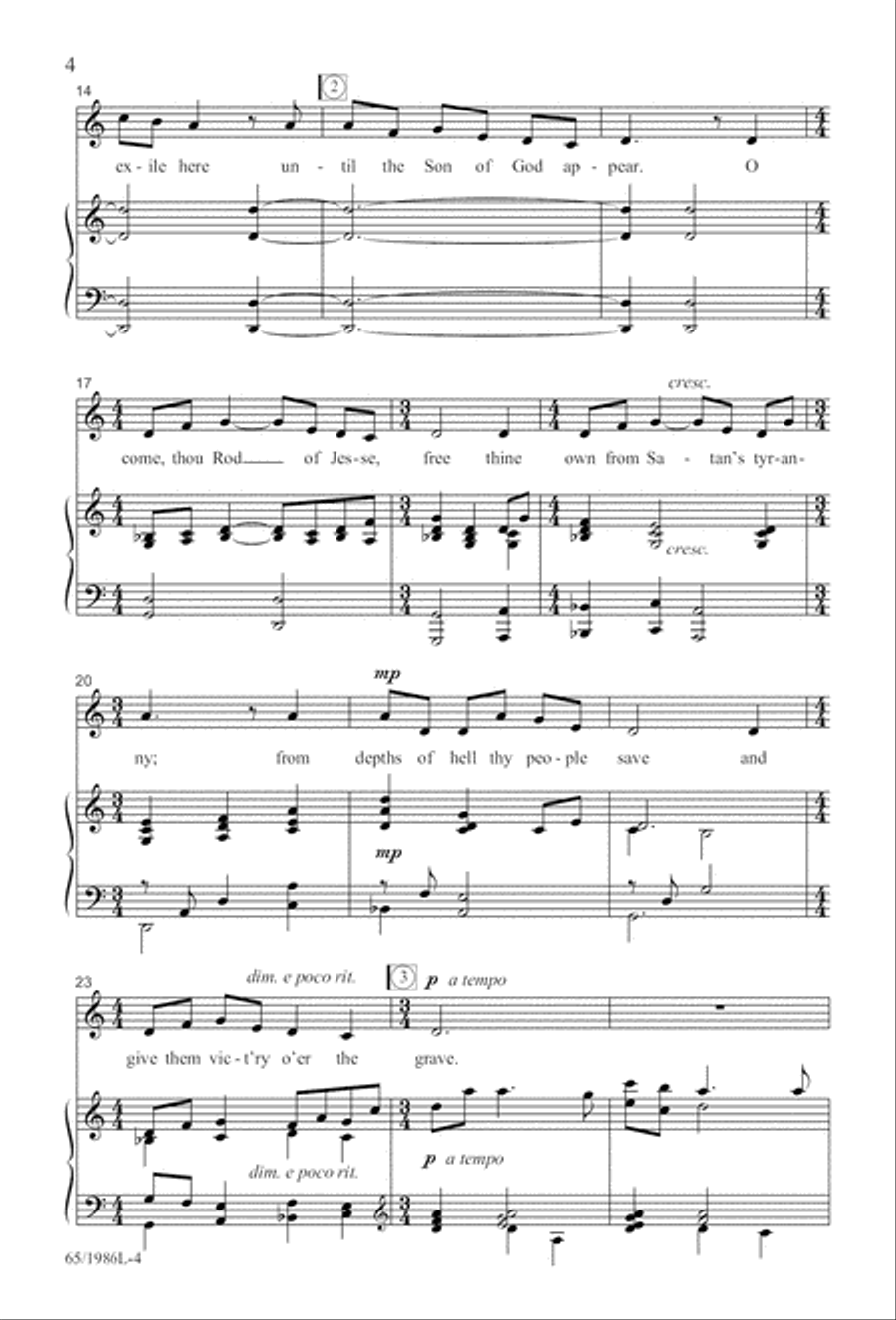Holy Night of Miracles (Digital Download) 4-Part scores gallery preview page 4