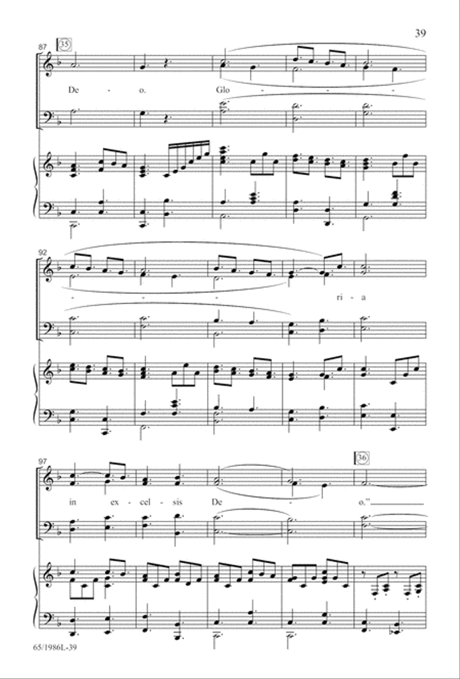 Holy Night of Miracles (Digital Download) 4-Part scores gallery preview page 39