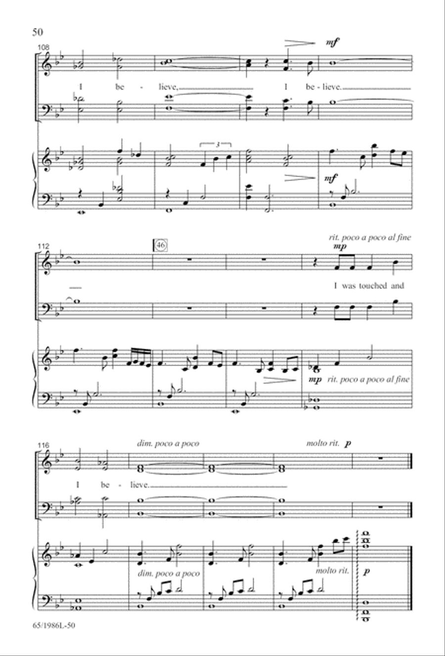 Holy Night of Miracles (Digital Download) 4-Part scores gallery preview page 50
