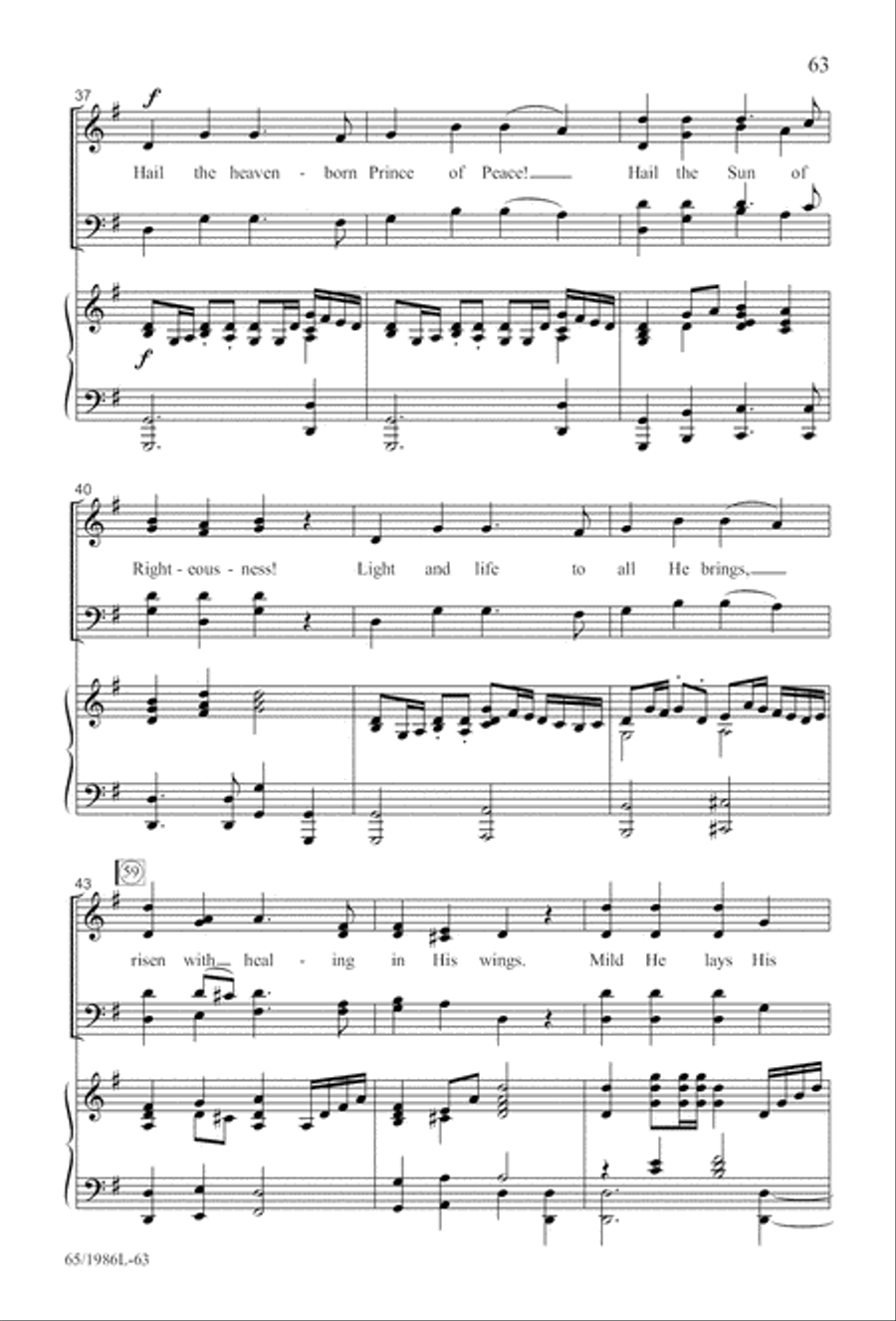 Holy Night of Miracles (Digital Download) 4-Part scores gallery preview page 63