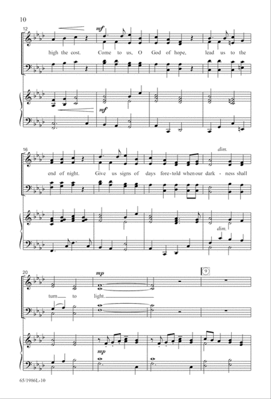 Holy Night of Miracles (Digital Download) 4-Part scores gallery preview page 10
