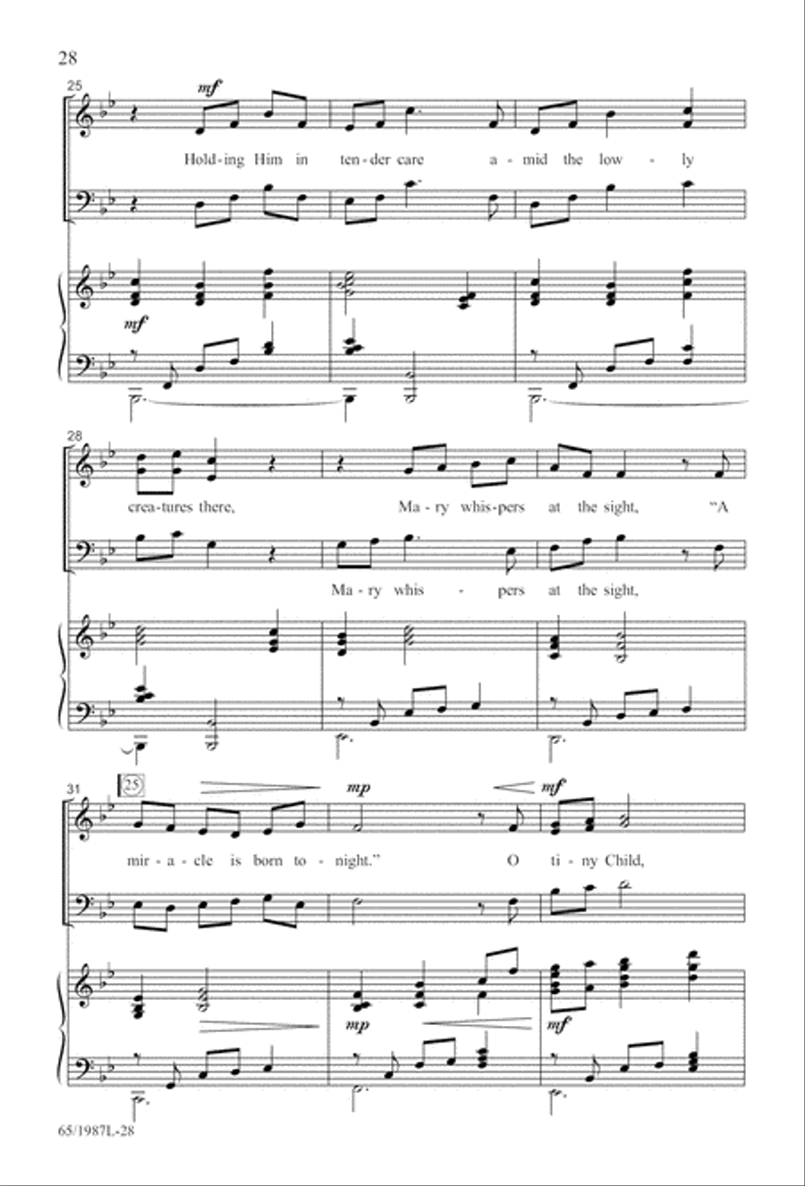Holy Night of Miracles (Digital Download) 3-Part scores gallery preview page 28