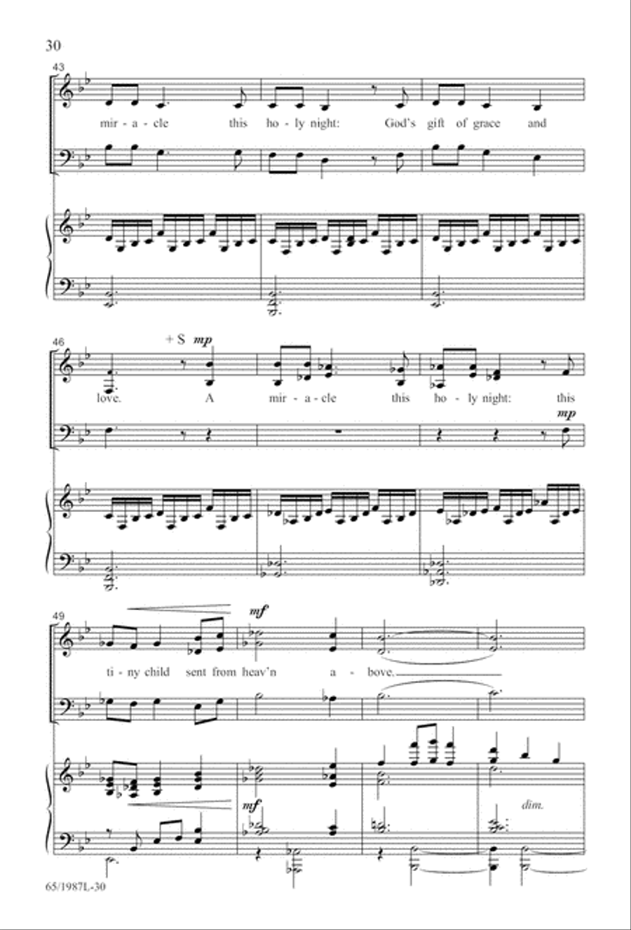 Holy Night of Miracles (Digital Download) 3-Part scores gallery preview page 30