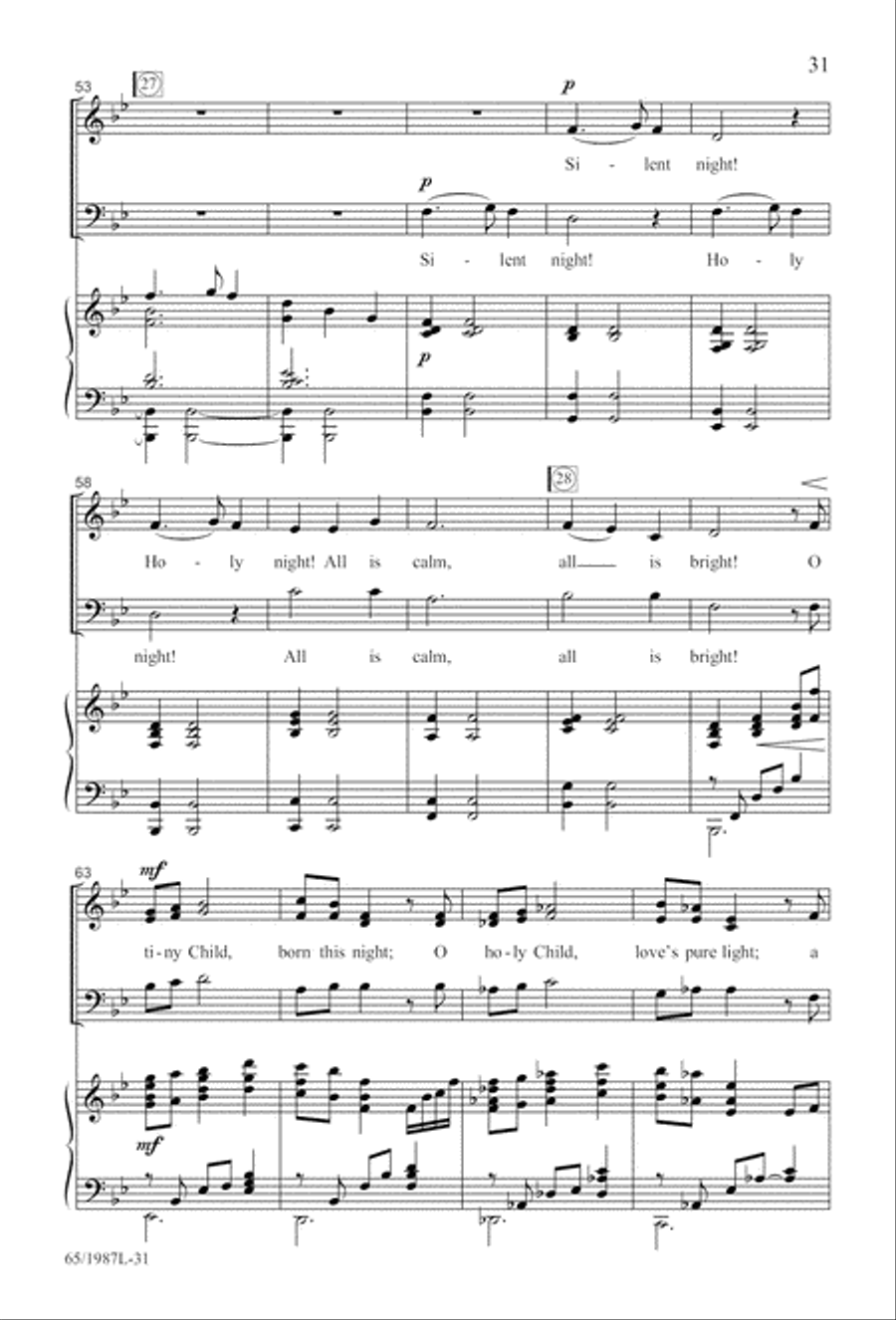 Holy Night of Miracles (Digital Download) 3-Part scores gallery preview page 31
