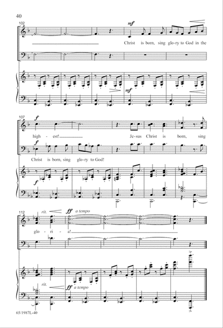 Holy Night of Miracles (Digital Download) 3-Part scores gallery preview page 40