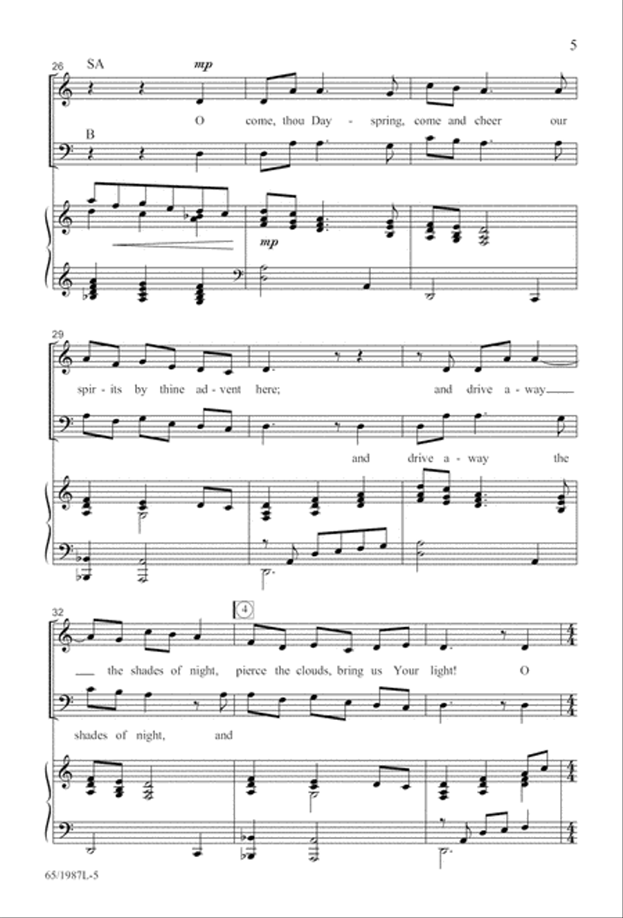 Holy Night of Miracles (Digital Download) 3-Part scores gallery preview page 5