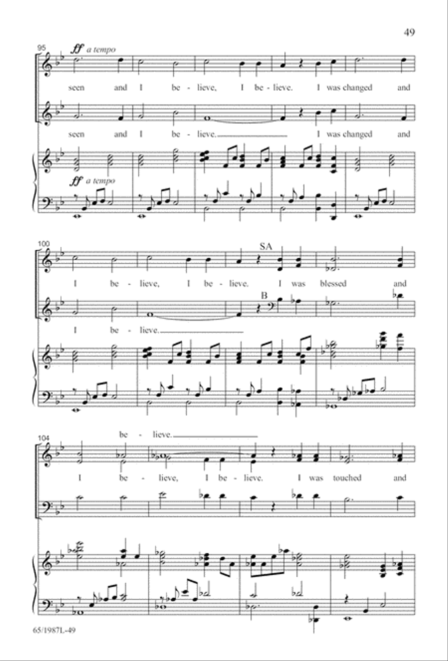 Holy Night of Miracles (Digital Download) 3-Part scores gallery preview page 49
