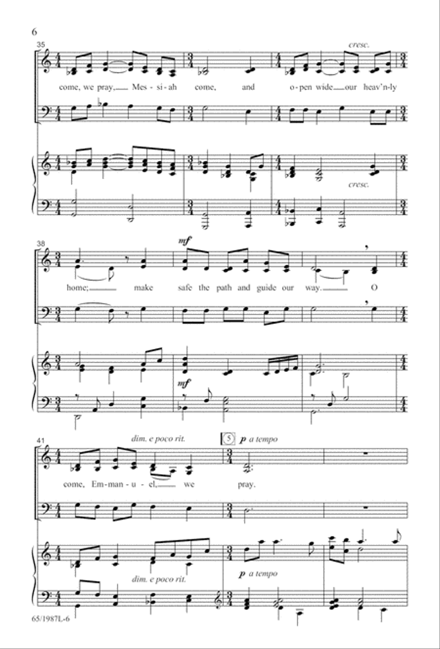 Holy Night of Miracles (Digital Download) 3-Part scores gallery preview page 6