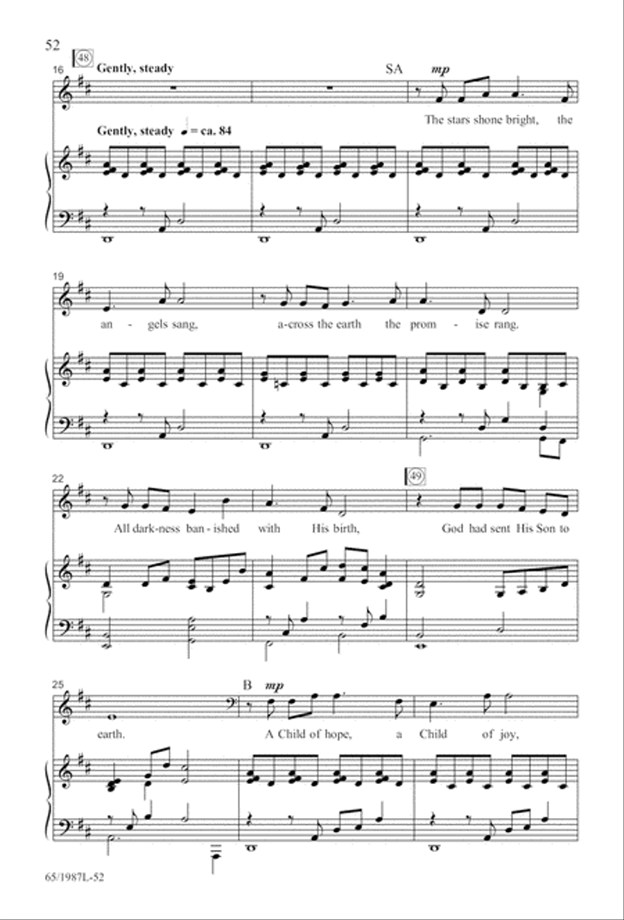 Holy Night of Miracles (Digital Download) 3-Part scores gallery preview page 52