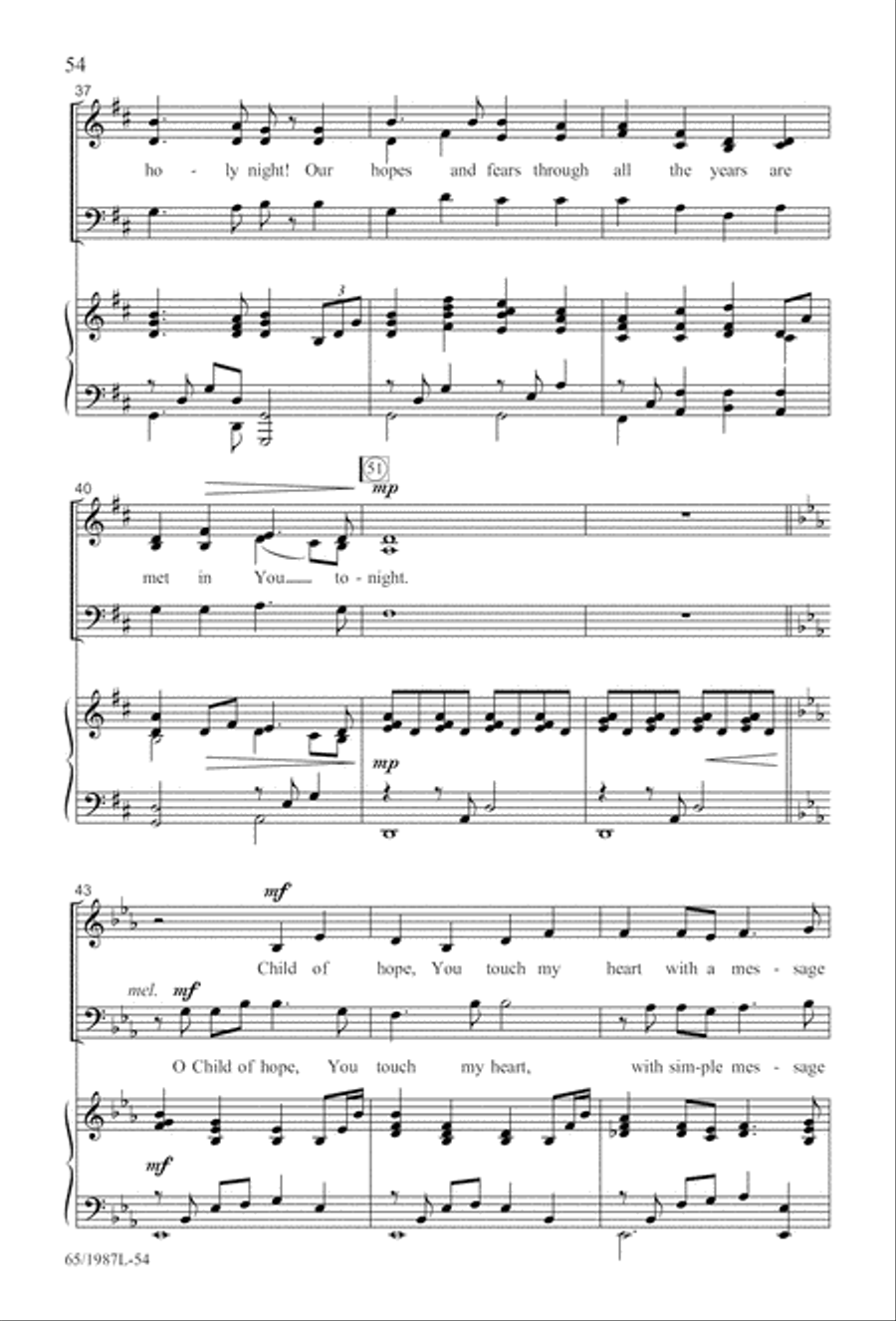 Holy Night of Miracles (Digital Download) 3-Part scores gallery preview page 54