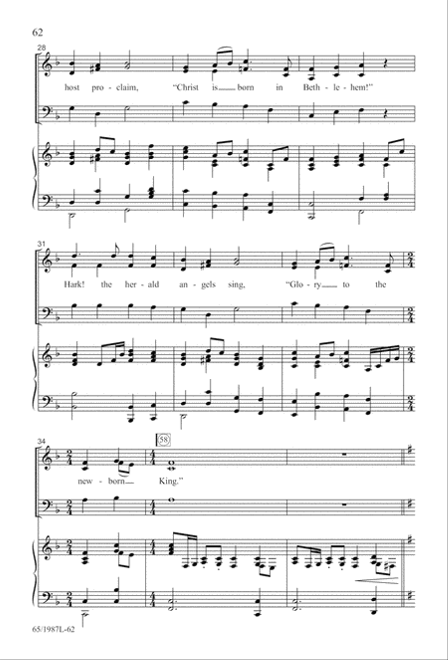 Holy Night of Miracles (Digital Download) 3-Part scores gallery preview page 62