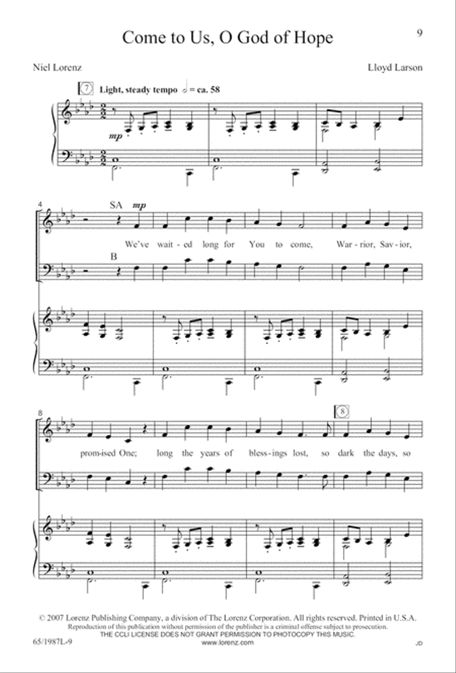 Holy Night of Miracles (Digital Download) 3-Part scores gallery preview page 9