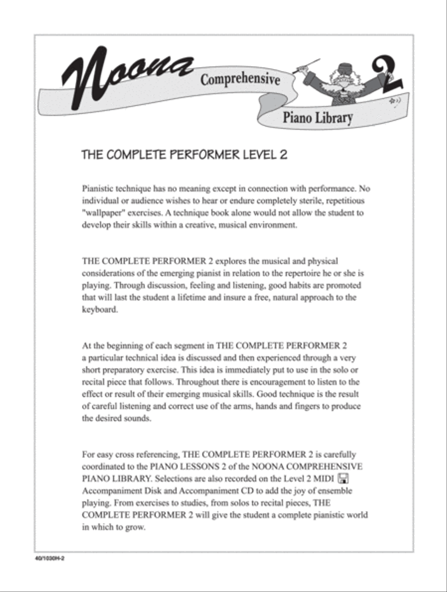 Noona Comp Piano Complete Performer Level 2 (Digital Download) Piano Method scores gallery preview page 2