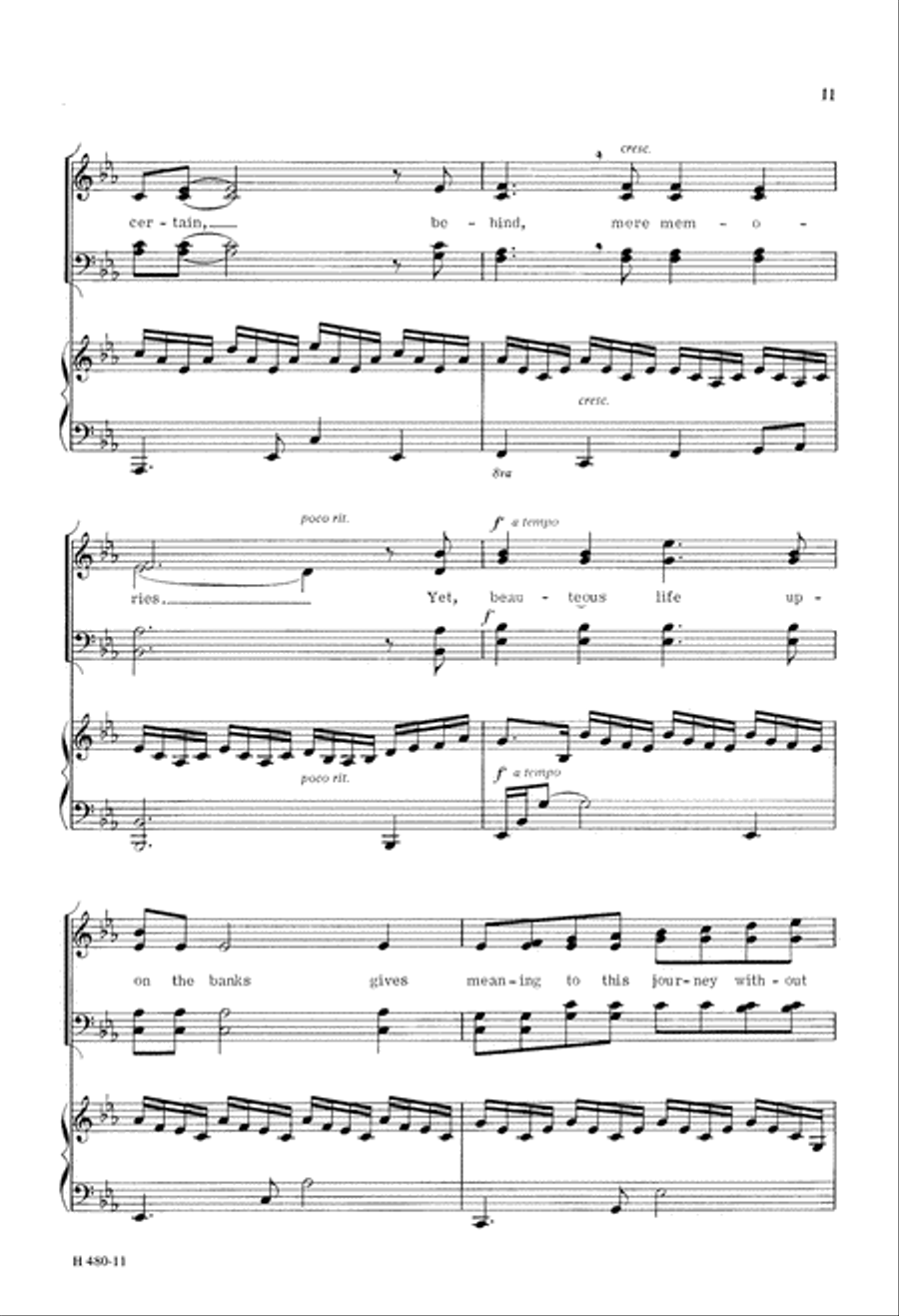River Song (Digital Download) 4-Part scores gallery preview page 11