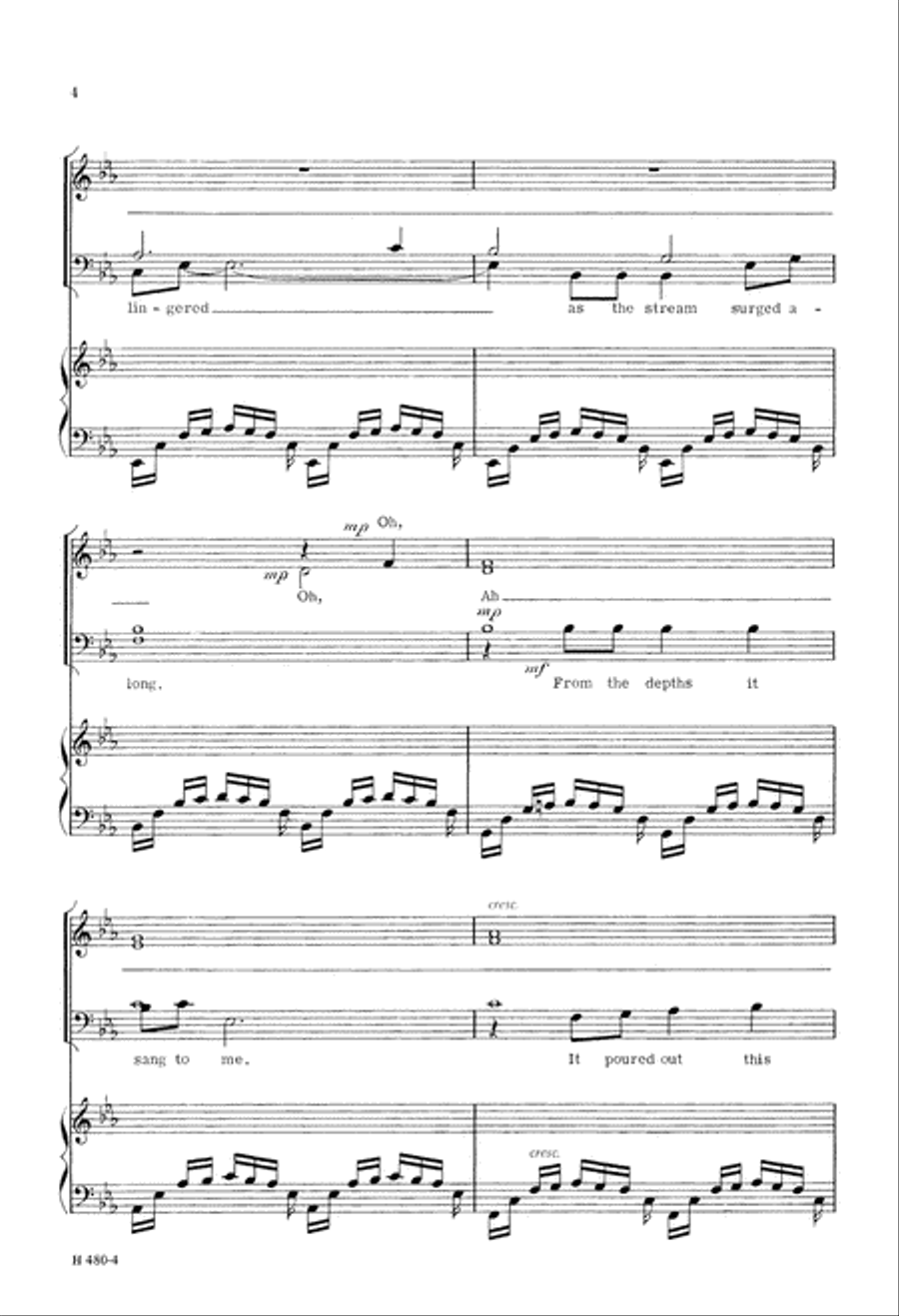 River Song (Digital Download) 4-Part scores gallery preview page 4
