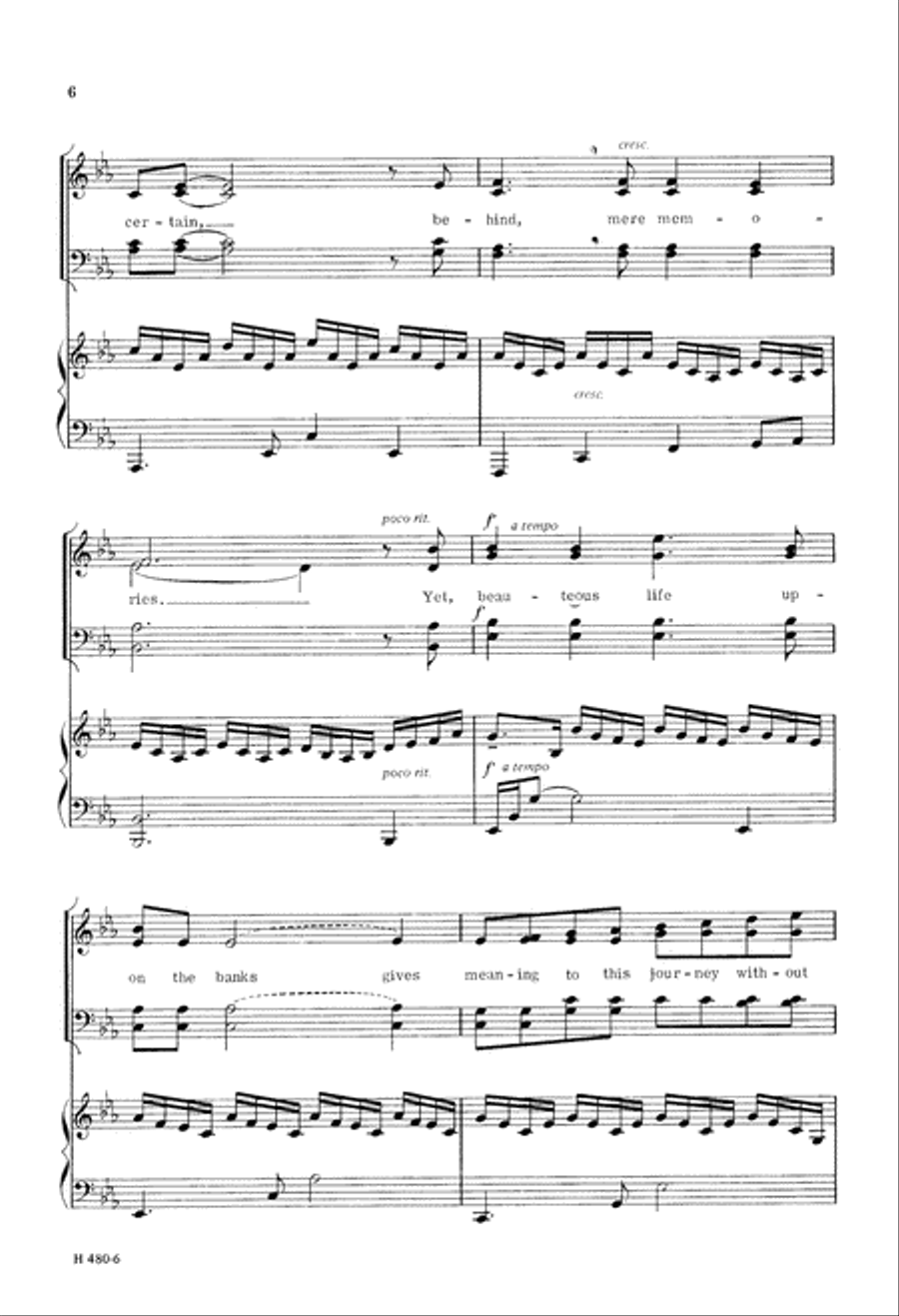River Song (Digital Download) 4-Part scores gallery preview page 6