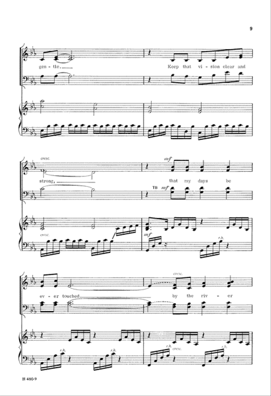 River Song (Digital Download) 4-Part scores gallery preview page 9