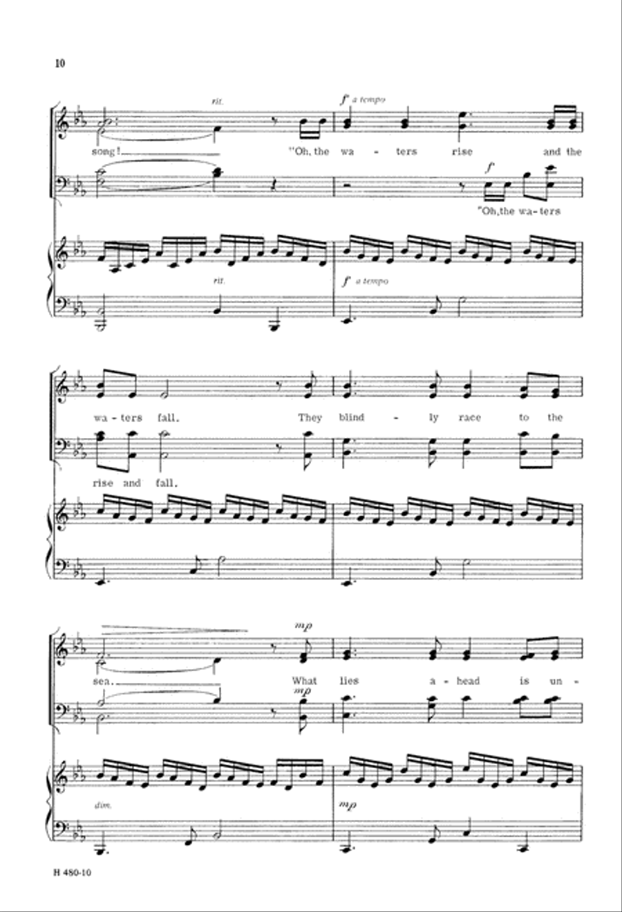 River Song (Digital Download) 4-Part scores gallery preview page 10