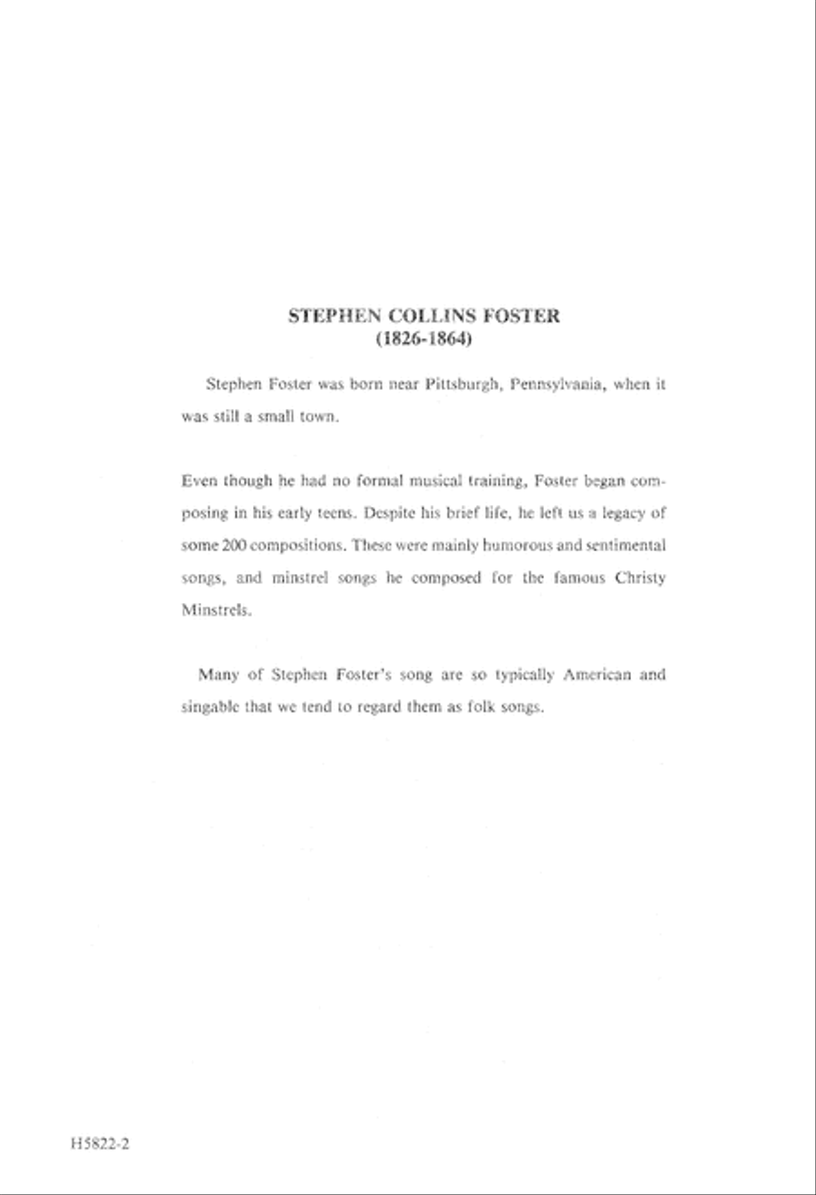 Foster Favorites (Digital Download) 2-Part scores gallery preview page 2