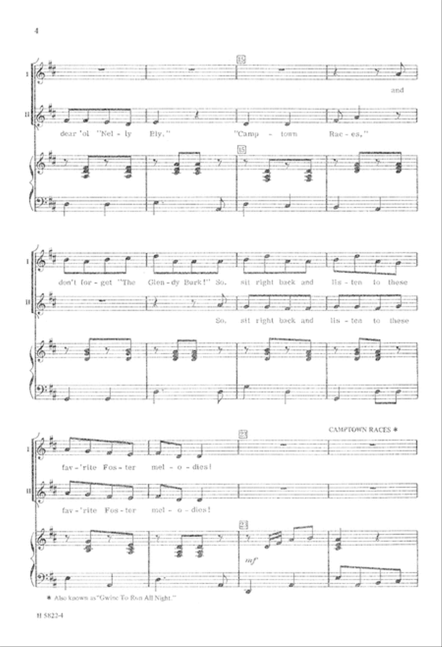 Foster Favorites (Digital Download) 2-Part scores gallery preview page 4