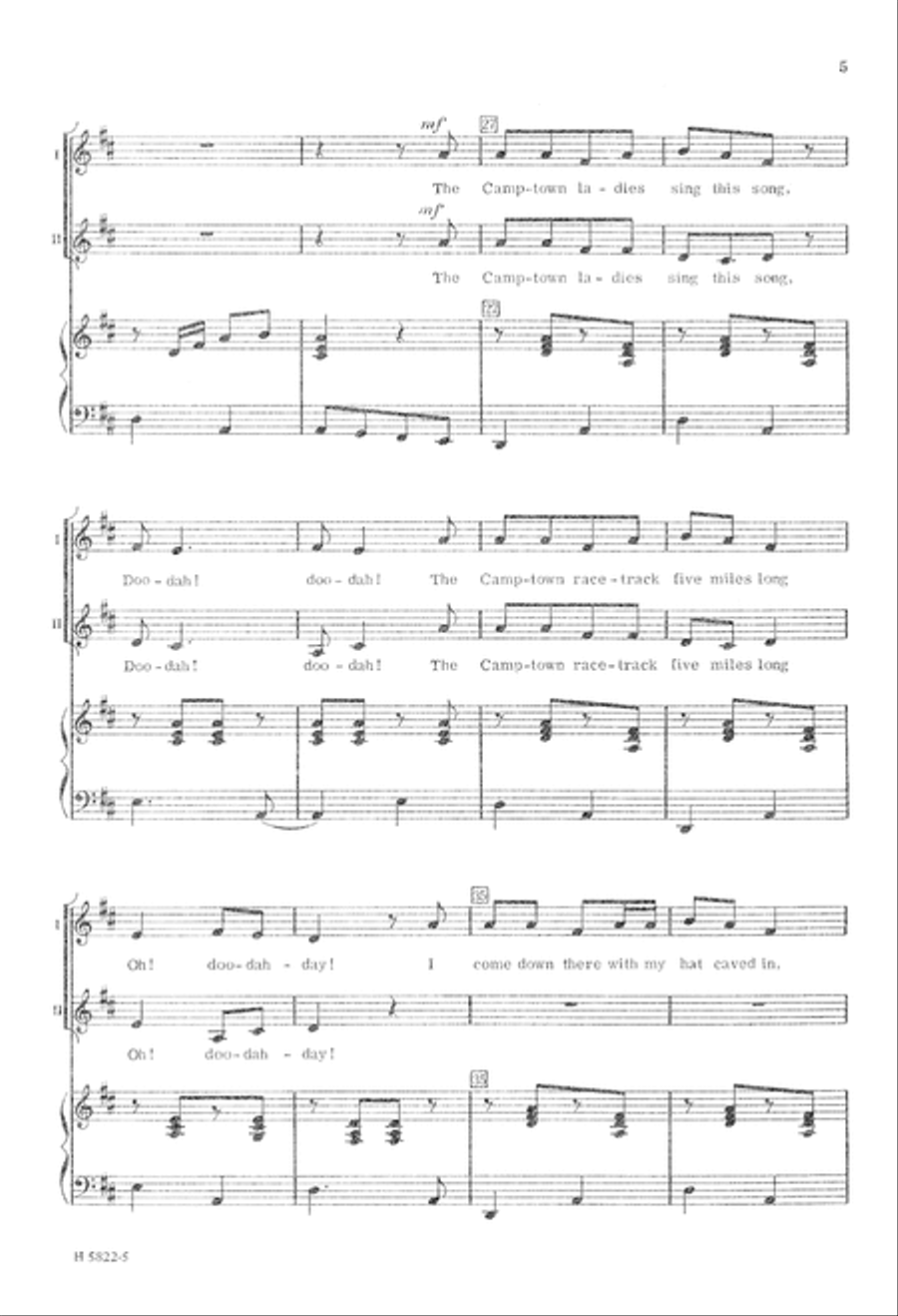 Foster Favorites (Digital Download) 2-Part scores gallery preview page 5