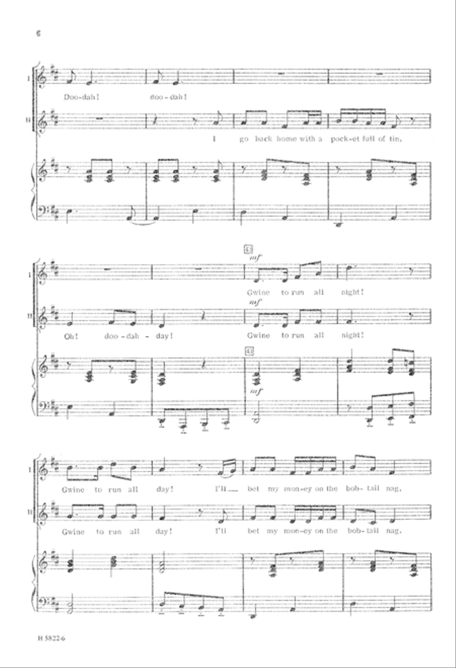 Foster Favorites (Digital Download) 2-Part scores gallery preview page 6