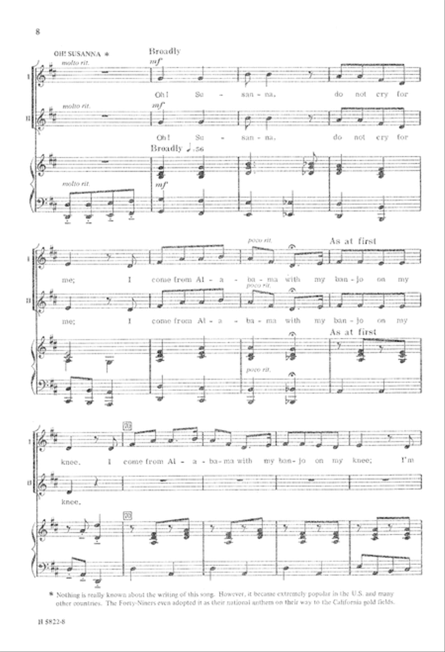 Foster Favorites (Digital Download) 2-Part scores gallery preview page 8