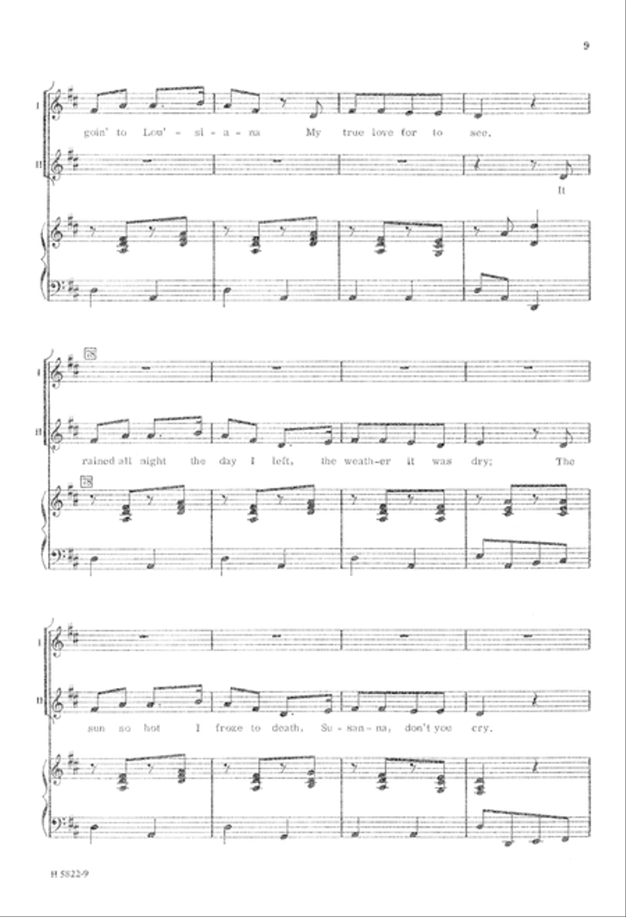 Foster Favorites (Digital Download) 2-Part scores gallery preview page 9