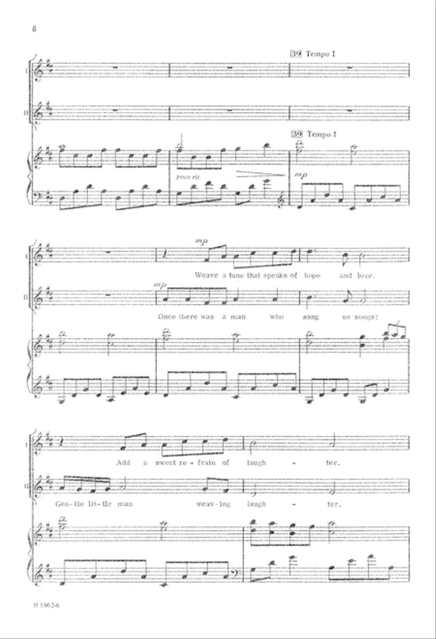 Melody Man (Digital Download) 2-Part scores gallery preview page 6
