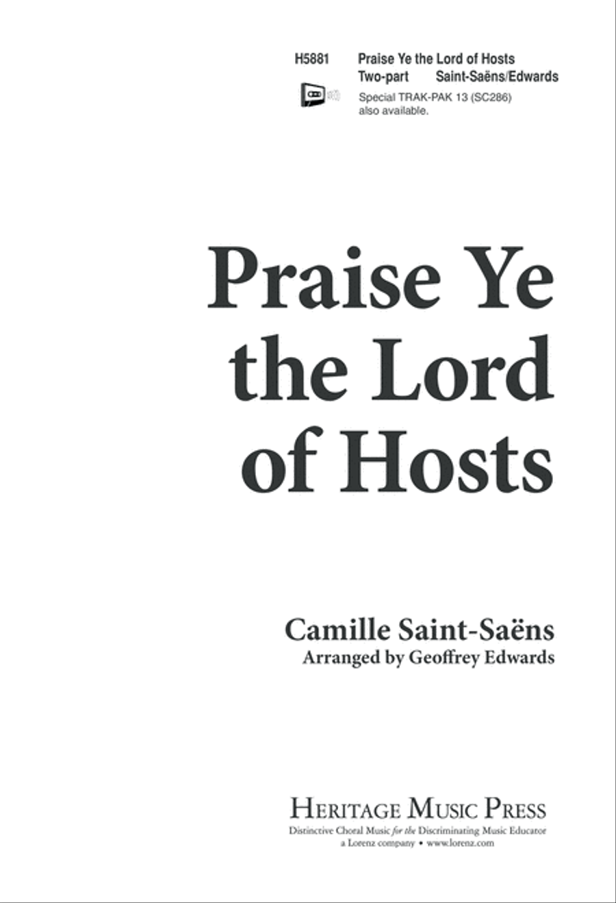 Praise Ye the Lord of Hosts (Digital Download) 2-Part scores gallery preview page 1