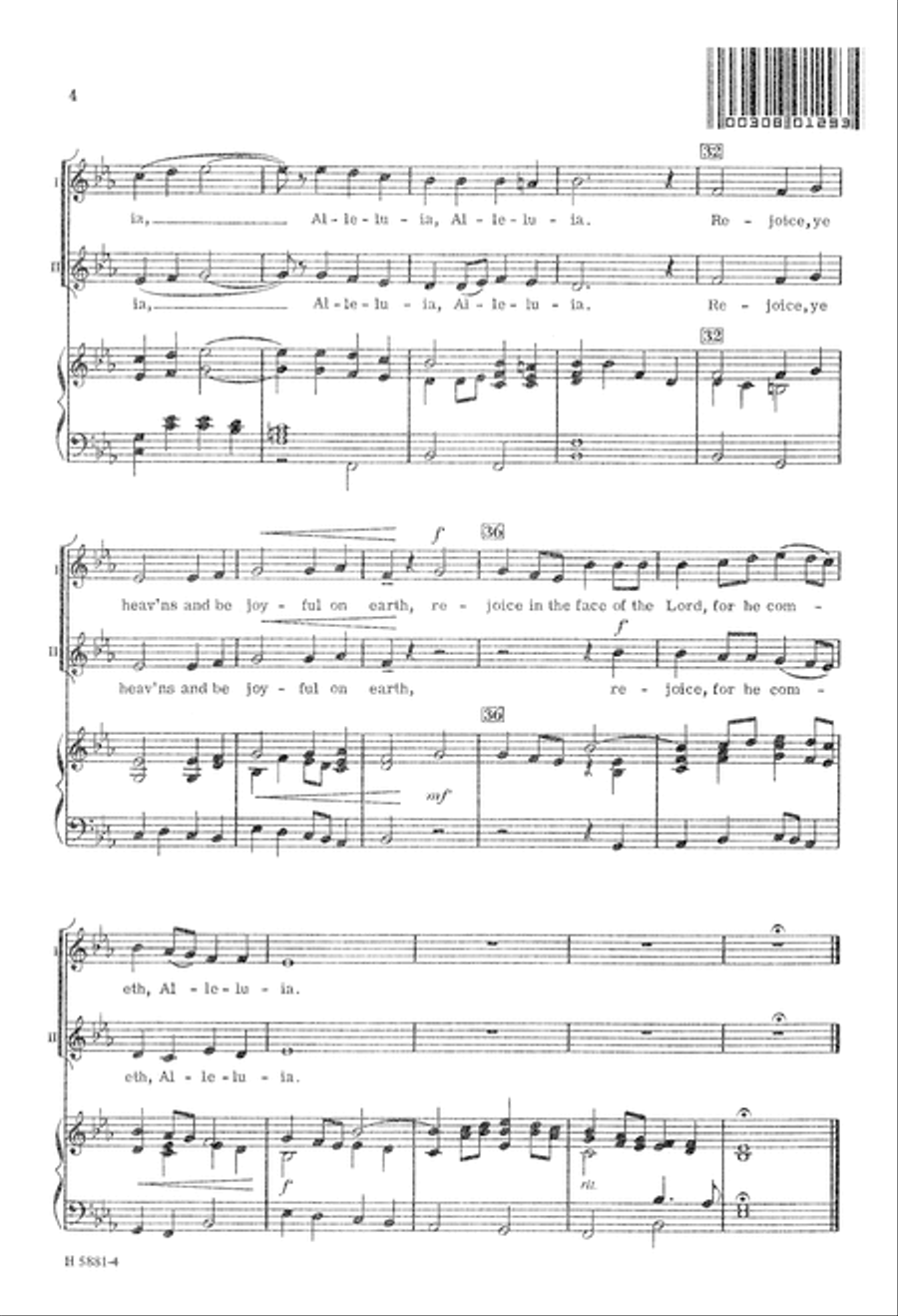 Praise Ye the Lord of Hosts (Digital Download) 2-Part scores gallery preview page 4