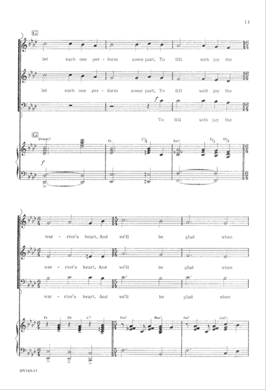 When Johnny Comes Marching Home (Digital Download) 3-Part scores gallery preview page 11