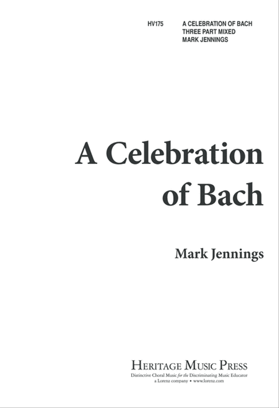 A Celebration of Bach (Digital Download) 3-Part scores gallery preview page 1