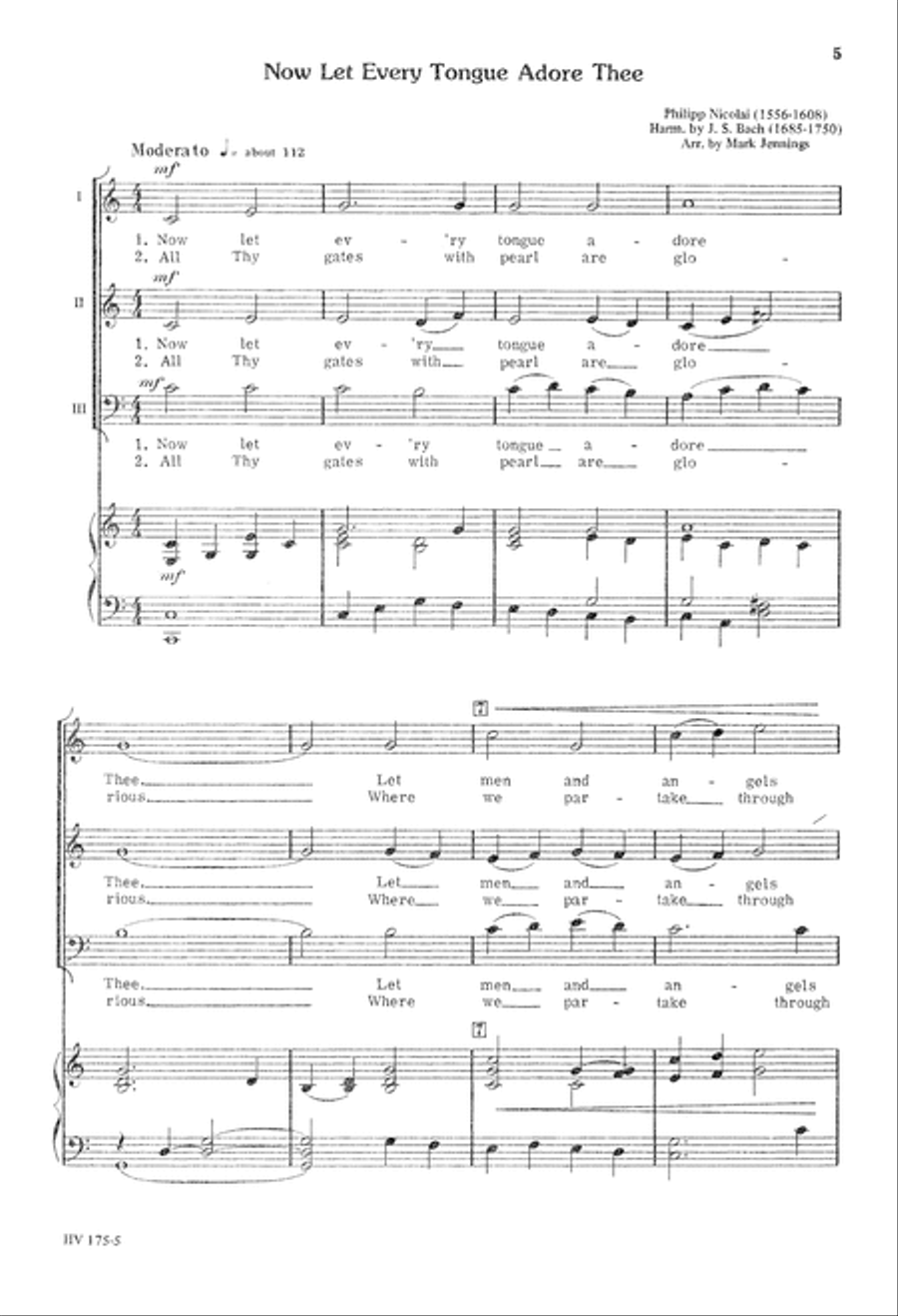 A Celebration of Bach (Digital Download) 3-Part scores gallery preview page 5