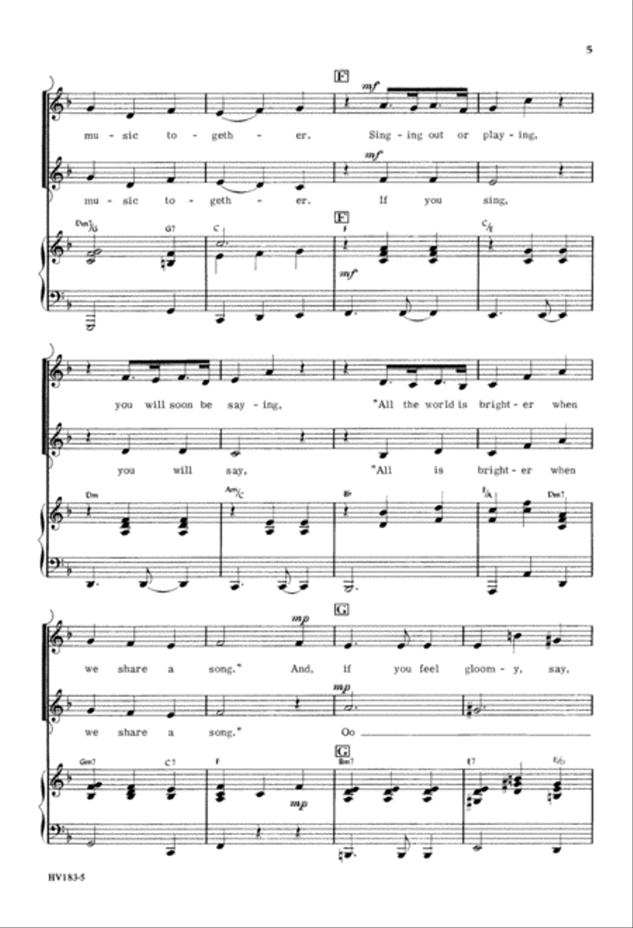 Share a Little Music (Digital Download) 2-Part scores gallery preview page 5
