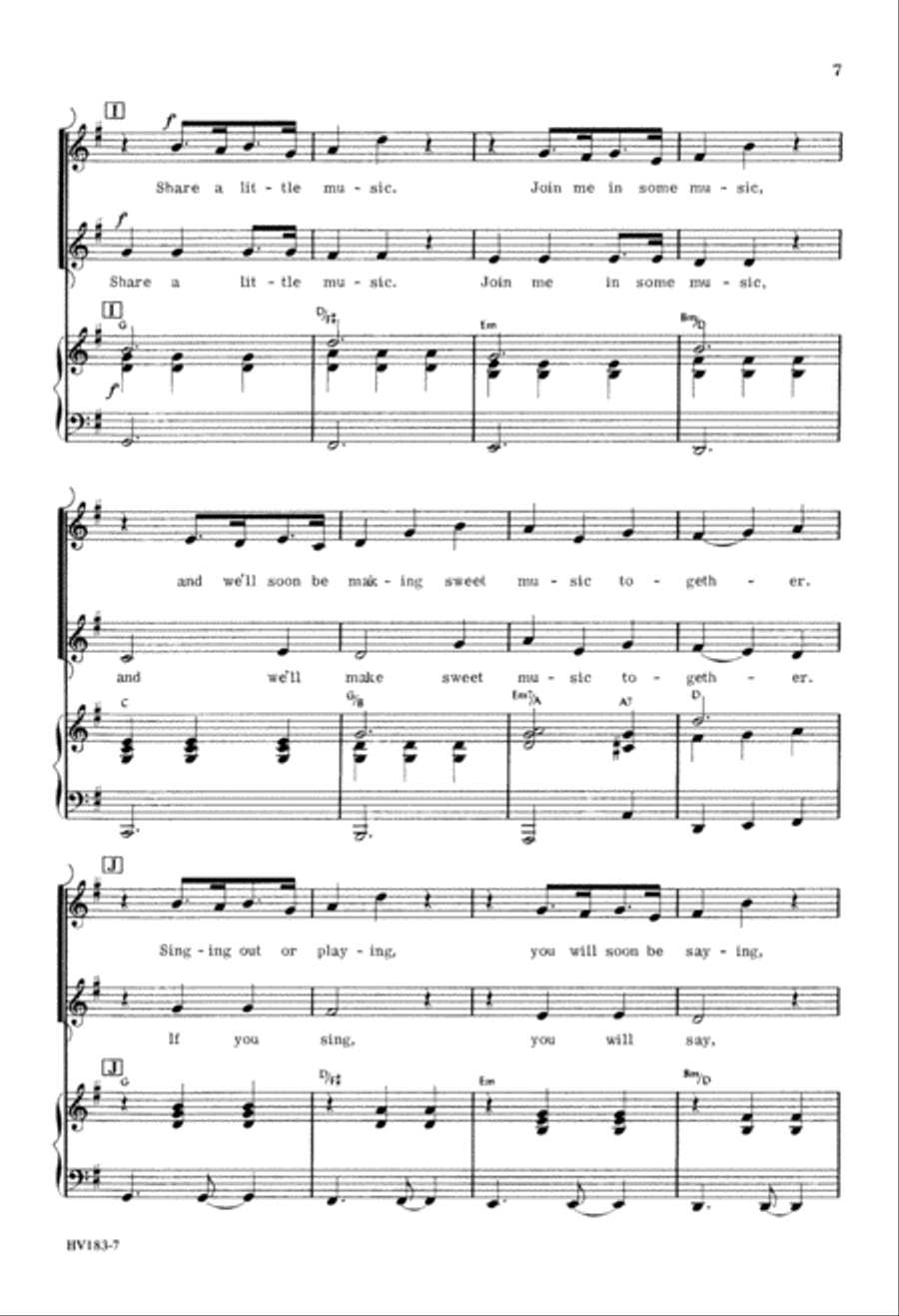 Share a Little Music (Digital Download) 2-Part scores gallery preview page 7