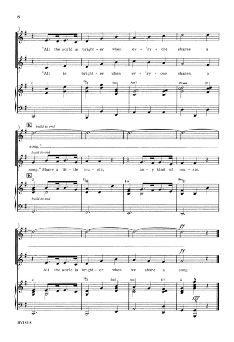 Share a Little Music (Digital Download) 2-Part scores gallery preview page 8