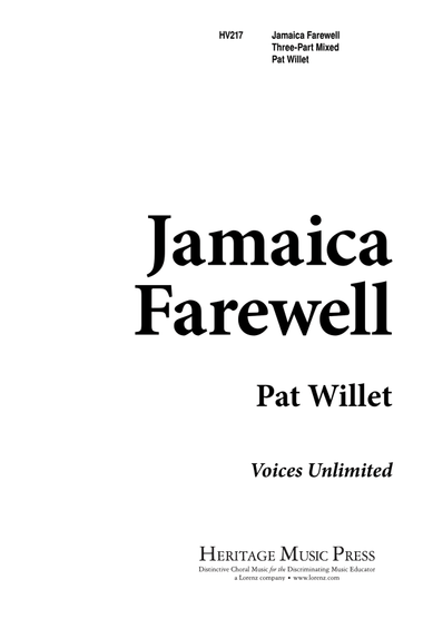 Jamaica Farewell (Digital Download)