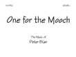 One for the Mooch - Score (Digital Download)